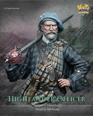 Figura en escala 1:10 de un oficial Highlander del fabricante Nuts Planet referencia B047