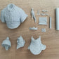 Componentes de la figura a escala 1:10 de Yi-Sun-Sin el comandante naval coreano realizada por Nuts Planet referencia B028