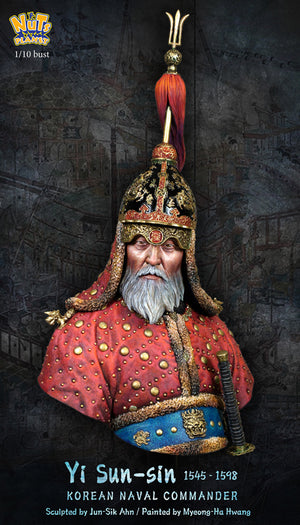 Figura a escala 1:10 de Yi-Sun-Sin el comandante naval coreano realizada por Nuts Planet referencia B028
