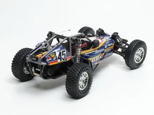 Foto trasera del coche de radio control Buggy BB-01 en escala 1:10 de Tamiya referencia 58719