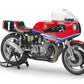 Foto lateral de la maqueta de la moto Honda RS1000 en escala 1:12 de Tamiya referencia 14014
