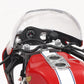 Foto manillar de la maqueta de la moto Honda RS1000 en escala 1:12 de Tamiya referencia 14014