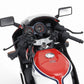 Foto manillar de la maqueta de la moto Yamaha RZV500R en escala 1:12 de Tamiya referencia 14037