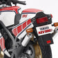 Foto trasera de la maqueta de la moto Yamaha RZV500R en escala 1:12 de Tamiya referencia 14037