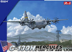 Portada de la maqueta del avión de transporte C-130H Hércules en escala 1:144 de Great Wall Hobby referencia L1011