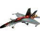 Foto de la maqueta del caza F-18C Hornet en escala 1:144 de Revell referencia 04001
