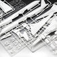 Piezas de la maqueta del avión de pasajeros Airbus A350 900 en escala 1:144 de Revell referencia 05612
