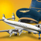 Foto de la maqueta del avión de pasajeros Super Constellation de la Luthansa en escala 1:144 de Revell referencia 03745