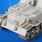 Foto detalle del frontal de la maqueta del cazacarros alemán Ferdinand en escala 1:16 de Trumpeter referencia 00964