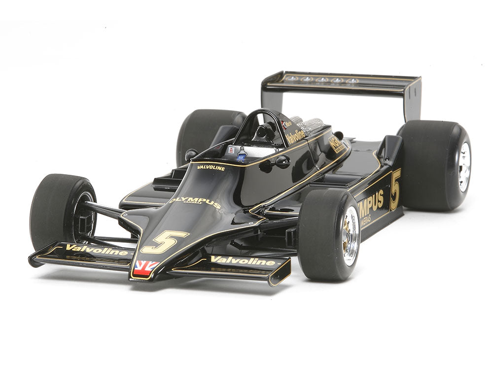 Foto delantera de la maqueta del fórmula 1 Lotus Type 79 en escala 1:20 de Tamiya referencia 20060