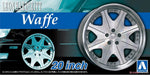 Set de llantas de 20 pulgadas para coches escala 1:24 modelo Leonhardiritt Waffe de Aoshima referencia 05372