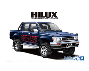 Portada de la maqueta de la furgoneta 4x4 Pickup Hilux del año 1994 en escala 1:24 de Aoshima referencia 06217