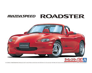 Portada de la caja de la maqueta del deportivo Mazdaspeed Roadster NB8C A-Spec de 1988 en escala 1:24 de Aoshima referencia 06237