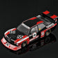Foto frontal de la maqueta del coche de competición alemán BMW320i E21 Turbo en escala 1:24 de Bee Max referencia 24028