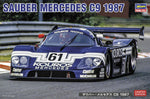 Portada de la caja de la maqueta del coche de resistencia Sauber Mercedes C9 de 1987 en escala 1:24 de Hasegawa referencia 20753