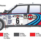 Decoración 1 de la maqueta del coche de rally Lancia Delta HF Integrale 16v que corrió el rally Safaria de 1991 en escala 1:12 de Italeri referencia 4720 