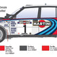 Decoración 2 de la maqueta del coche de rally Lancia Delta HF Integrale 16v que corrió el rally Safaria de 1991 en escala 1:12 de Italeri referencia 4720 