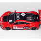 Foto lateral izquierda de la maqueta del coche de competición Audi R8 LMS GT3 que compitió en Spa en 2015 en escala 1:24 de Nunu referencia 24004