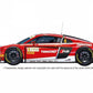 Decoración 1  de la maqueta del coche de competición Audi R8 LMS que compitió en el mundial GT3 de Macao en 2015 en escala 1:24 de Nunu referencia 24024