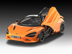 Foto de la maqueta del coche deportivo británico McLaren 750S en escala 1:24 de Revell referencia 07734