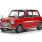 Foto frontal de la maqueta del coche británico Morris Mini Cooper 1275S Mk.I en escala 1:24 de Tamiya referencia 24039