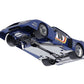 Foto inferior de la maqueta del coche de competición Toyota Celica LB Turbo Gr.5 en escala 1:24 de Tamiya referencia 24377