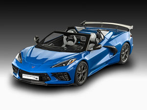 Foto de la maqueta del deportivo cabrio Corvette C8 en escala 1:25 de Revell referencia 07750