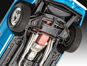 Foto de los bajos de la maqueta del coche Chevy Camaro del 69 de la película Fast&Furious en escala 1:25 de Revell referencia 67694