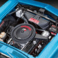 Foto del motor de la maqueta del coche Chevy Camaro del 69 de la película Fast&Furious en escala 1:25 de Revell referencia 67694