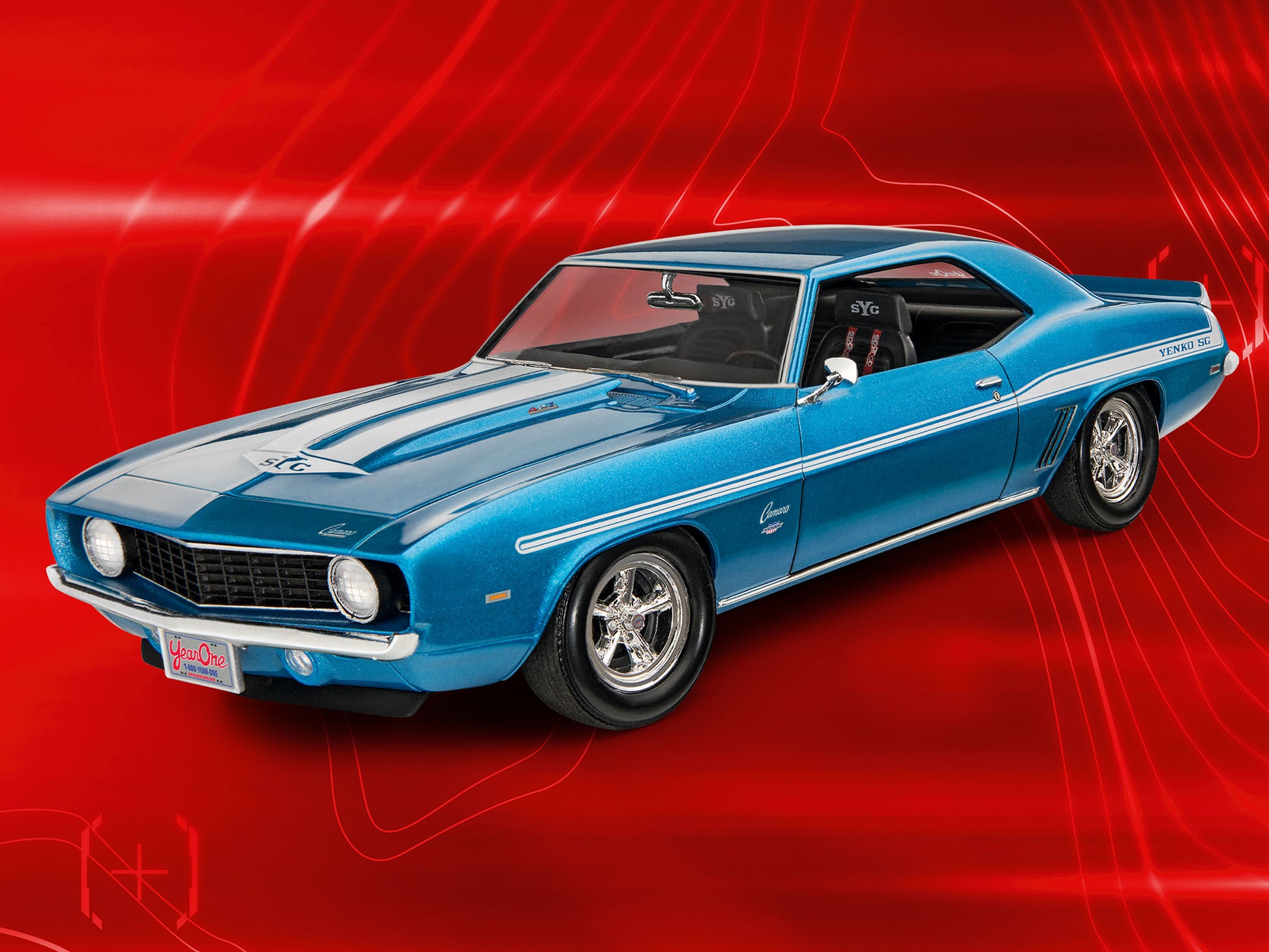 Foto la maqueta del coche Chevy Camaro del 69 de la película Fast&Furious en escala 1:25 de Revell referencia 67694