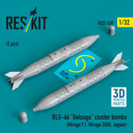 Set de dos bombas de cluster Belouga en escala 1:32 de Rekit referencia RS32-0530