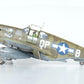 Foto lateral de la maqueta del caza P-51B Mustang en escala 1:32 edición Royal de Eduard referencia 932011