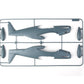Piezas 1 de la maqueta del caza P-51B Mustang en escala 1:32 edición Royal de Eduard referencia 932011