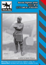 Figura de piloto soviético en escala 1:32 de Black Dog referencia 32155