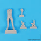 Figura 2 del set de 2 pilotos de la Luftwaffe durante 1940-45 en escala 1:32 de Black Dog referencia 32042