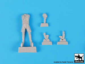 Figura 2 del set de 2 pilotos de la Luftwaffe durante 1940-45 en escala 1:32 de Black Dog referencia 32042