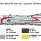 Decoración 3 de la maqueta del caza francés Mirage III en versión C y en escala 1:32 de Italeri referencia 92505
