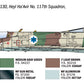 Decoración 4 de la maqueta del caza francés Mirage III en versión C y en escala 1:32 de Italeri referencia 92505