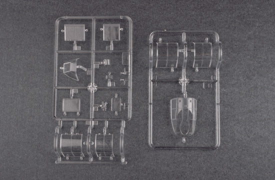 Transparente de la maqueta del bombardero en picado Ju87 A Stuka en escala 1:32 de Trumpeter referencia 03213