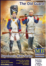 Portada de la caja de las figuras de soldados del Regimiento de la Vieja Guardia francés en escala 1:32 de Master Box referencia 32024