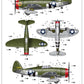 Decoración 1 de la maqueta del caza norteamericano P-47 D Razorback en escala 1:24 de Trumpeter referencia 02427