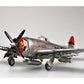 Foto delantera de la maqueta del avión P-47D en escala 1:32 de rumpeter referencia 02263