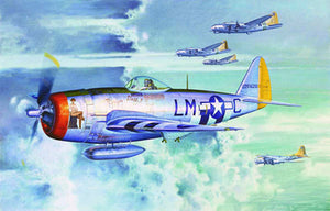 Foto portada de la maqueta del avión P-47D en escala 1:32 de rumpeter referencia 02263
