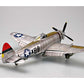 Foto trasera de la maqueta del avión P-47D en escala 1:32 de rumpeter referencia 02263