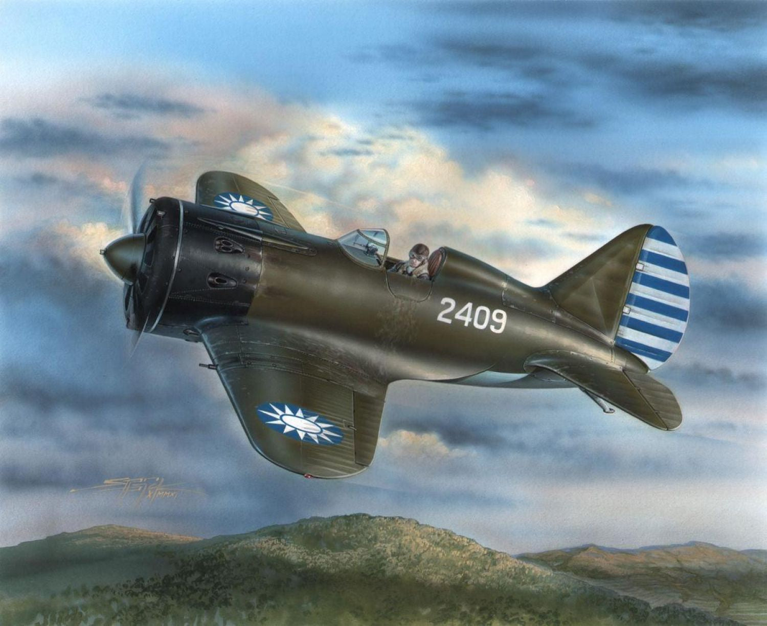 Portada de la caja de la maqueta del caza soviético Polikarpov I-16 en escala 1:32 de Special Hobby referencia 32042