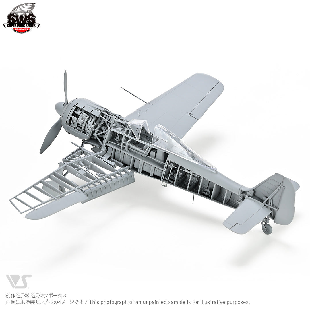 Interiores de la maqueta del caza alemán Fw190 en versión A3 en escala 1:32 de Zoukei Mura referencia SWS26