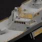 Foto detalle delantero de la maqueta del buque de guerra norteamericano USS Freedom (LCS-1) en escala 1:350 de Trumpeter referencia 04549