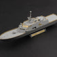Foto delantera de la maqueta del buque de guerra norteamericano USS Freedom (LCS-1) en escala 1:350 de Trumpeter referencia 04549