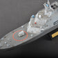 Foto frontal de la maqueta del buque de guerra norteamericano USS Fort Worth (LCS-3) en escala 1:350 de Trumpeter referencia 04553