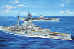 Portada de la maqueta del acorazado británico HMS Resolution en escala 1:350 de Trumpeter referencia 05379